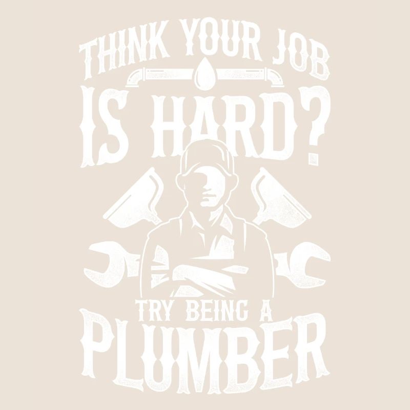 Plumbing Plumber Vintage Think