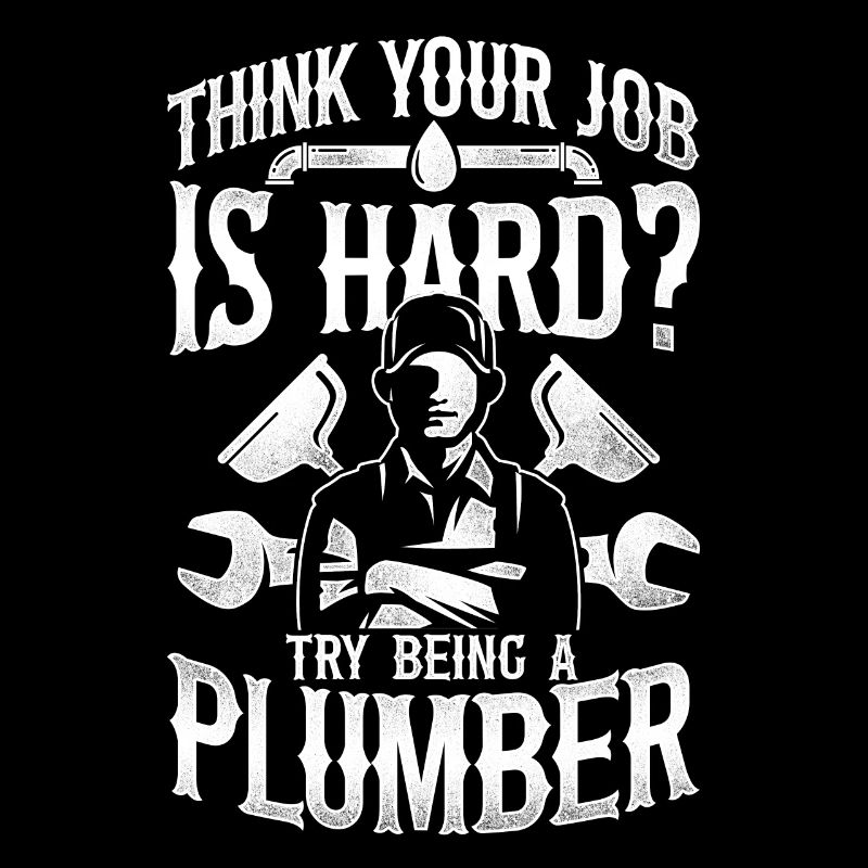 Plumbing Plumber Vintage Think