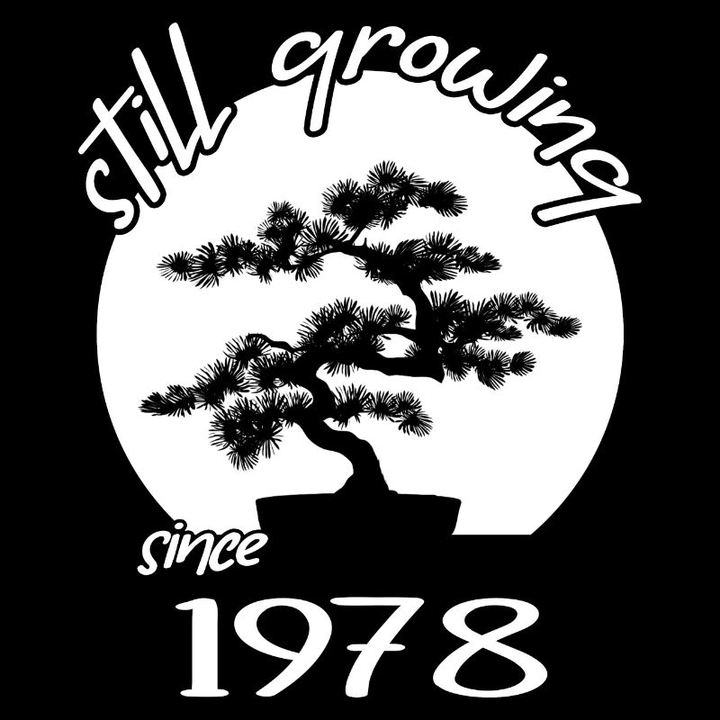 1978 Birthday Bonsai tree "Still growing"Nebari