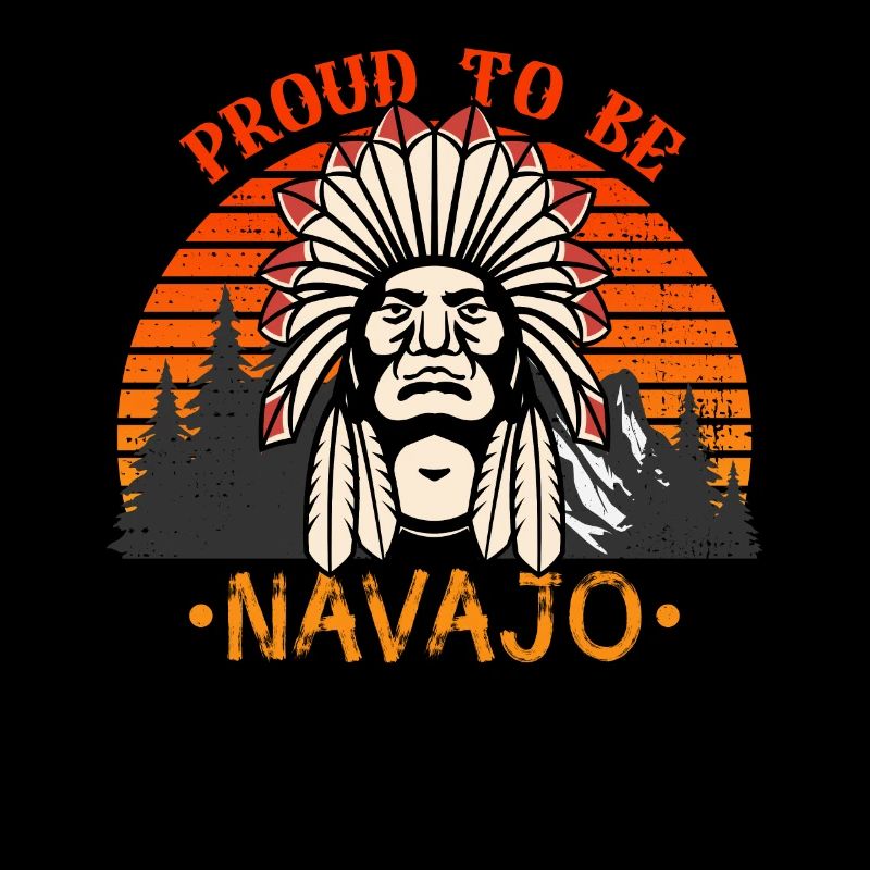 Fier d’être amérindien Navajo