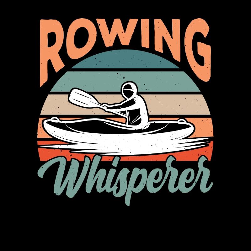 Rangées Chuchoteurs Rameurs Aviron