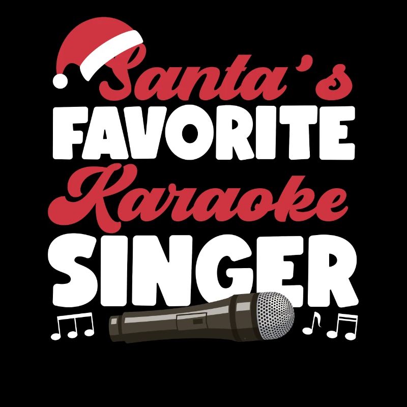 Karaoke Singer Christmas Santa's