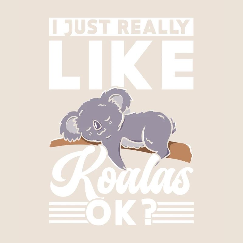 Ich Mag Koalas Einfach Sehr Koalabär Tier Koala