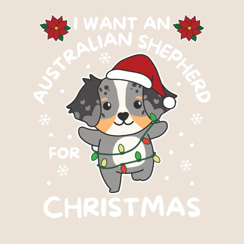 Ich will ein Australian Shepherd zu Weihnachten