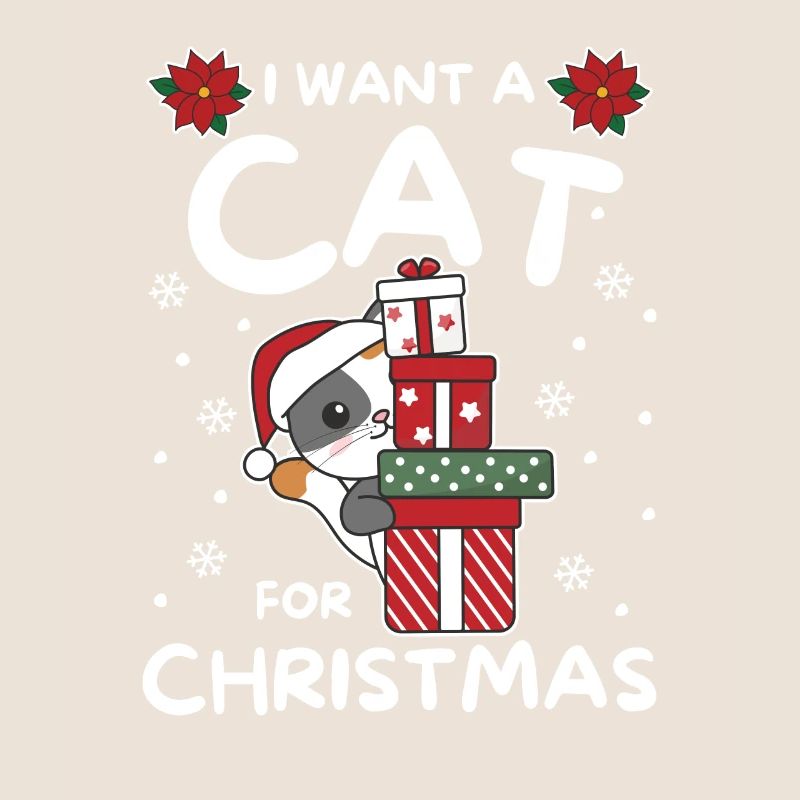 Ich will ein Katze zu Weihnachten süße Katzen