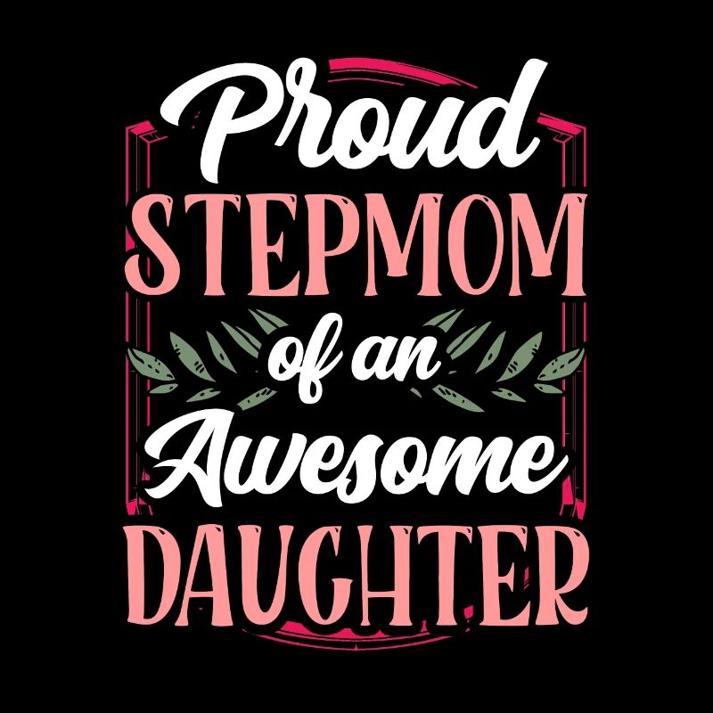 Stolze Stiefmutter Einer Großartigen Tochter Kind