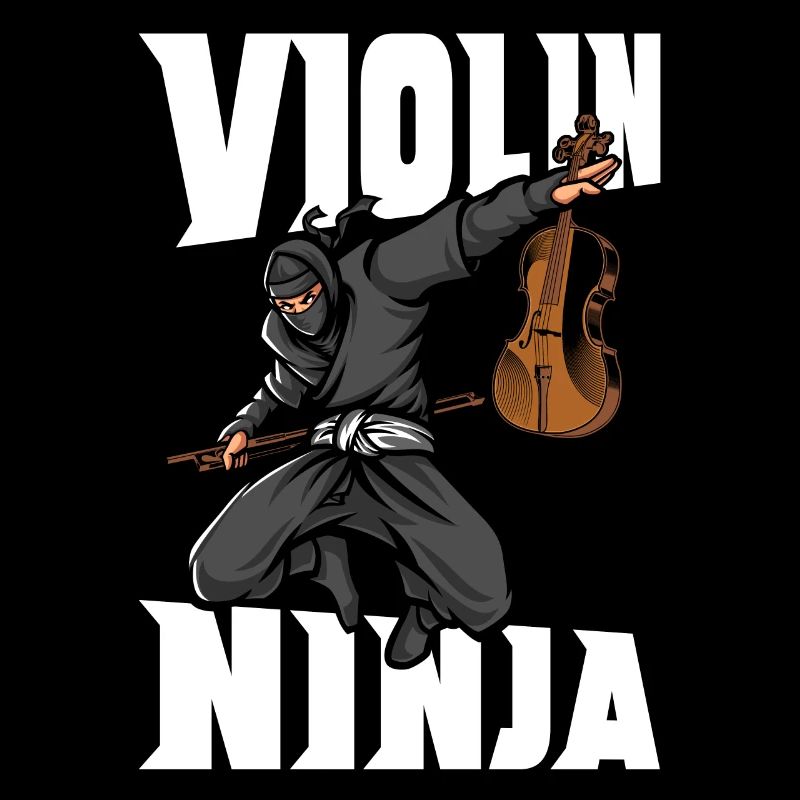 Violon Violoniste Ninja Violon