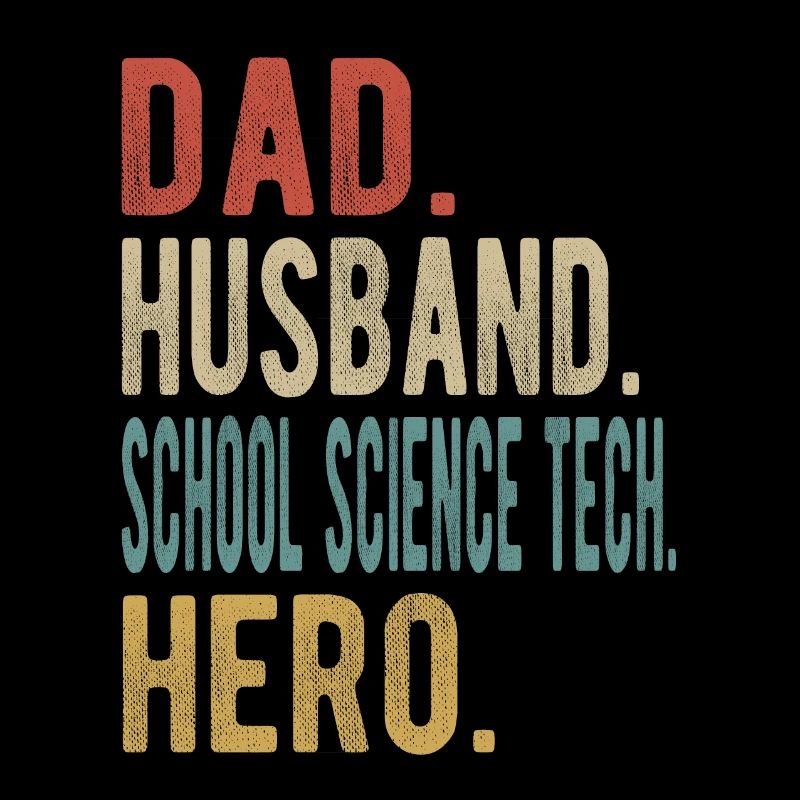 Schulwissenschaft Tech Papa Ehemann Held