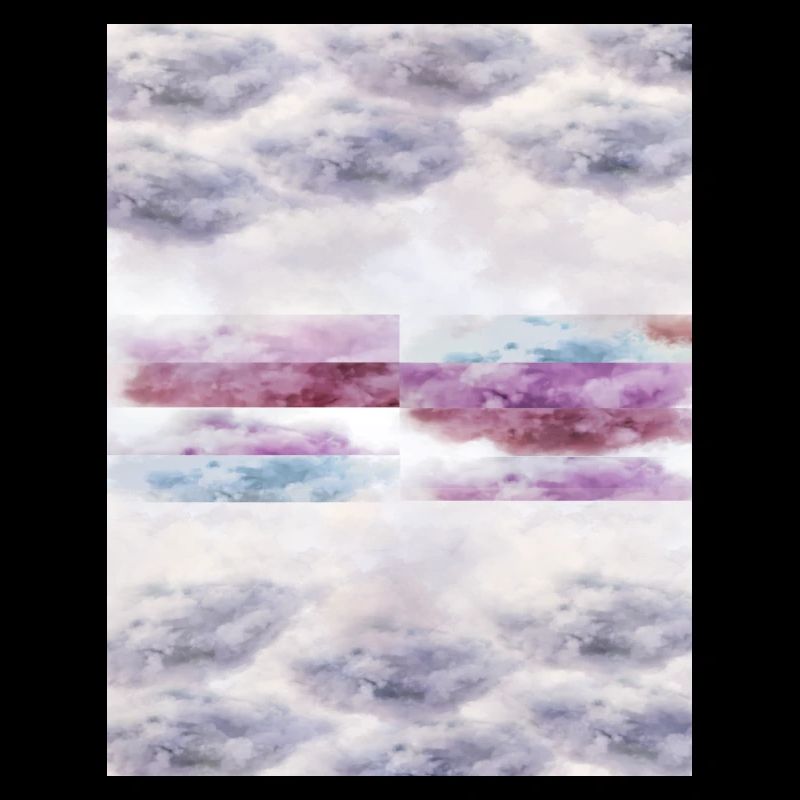 Farbige Wolken