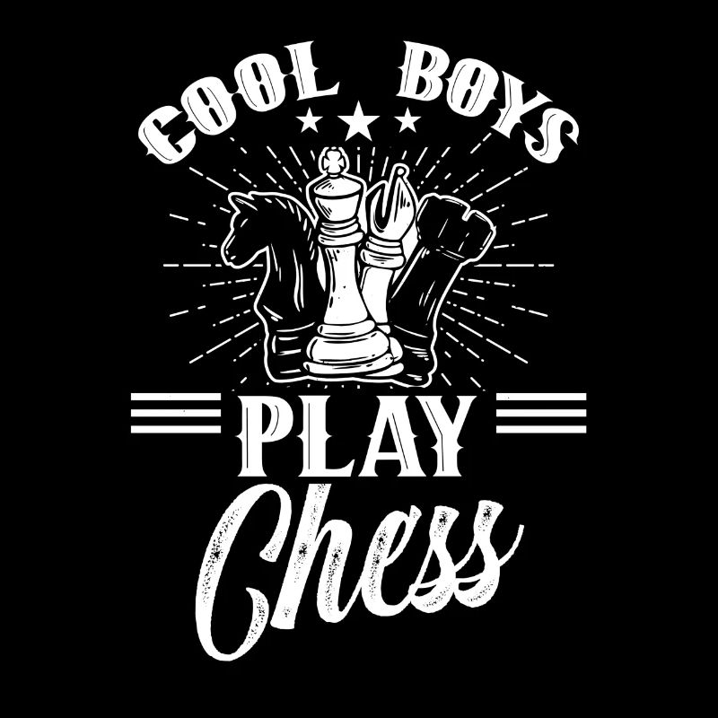 Cool Guys Play Chess Chess Player Lovers