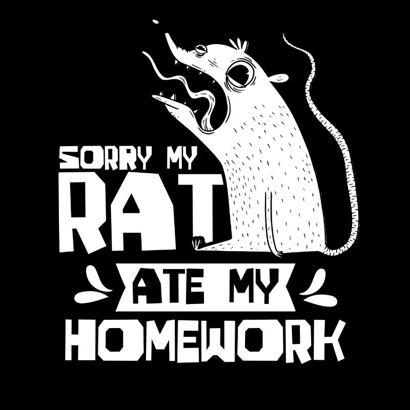 Mon rat a mangé mon animal de devoirs