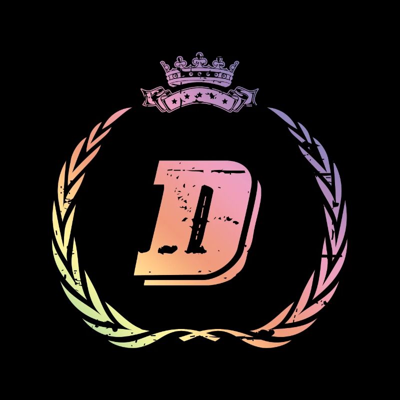 D Buchstabe Kranz