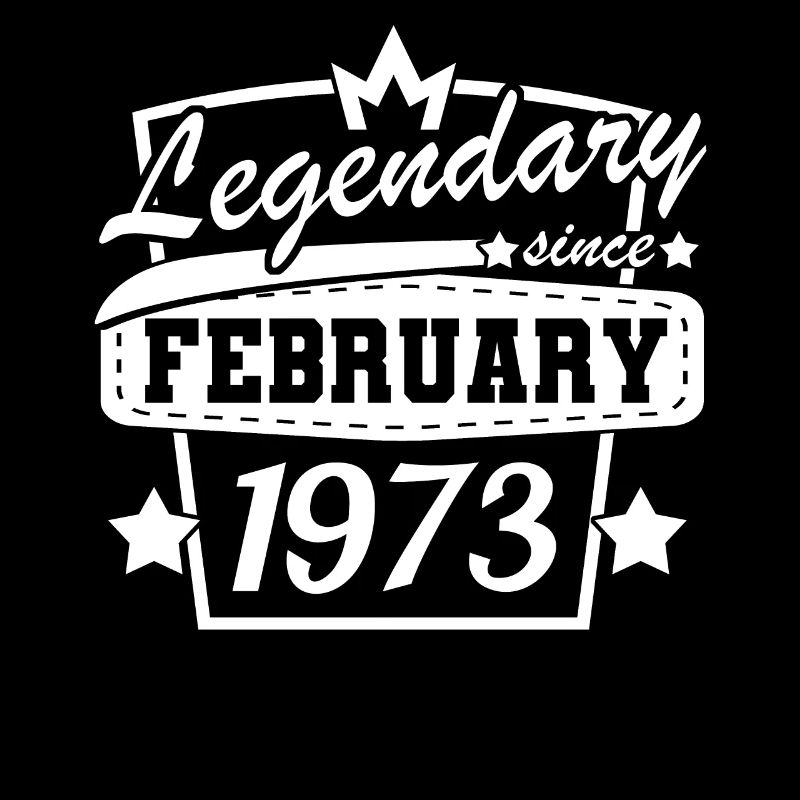 Februar 1973 Retro Geburtstag