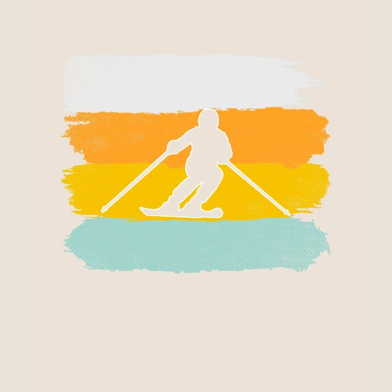 Retro skiing