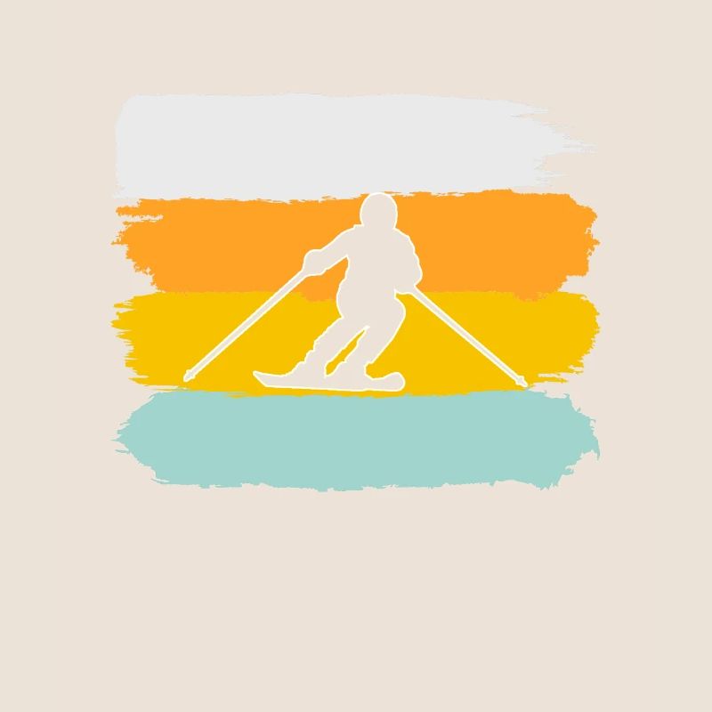 Retro skiing