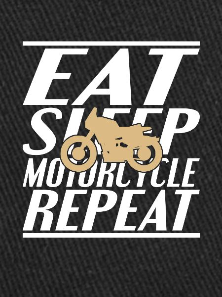 Food Sleeping Motorbike