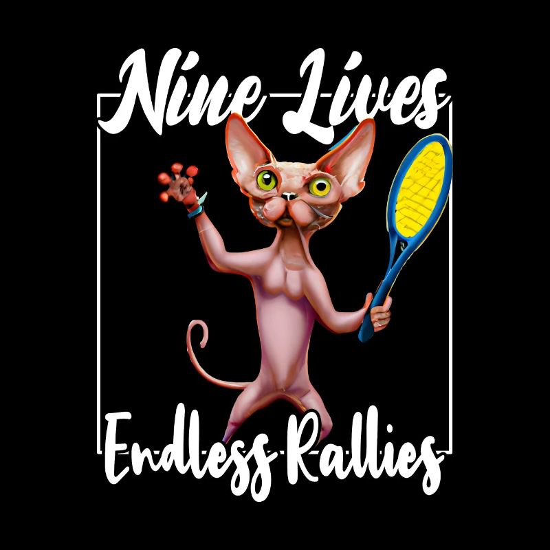 Tennis Sphynx Cat 9 Life