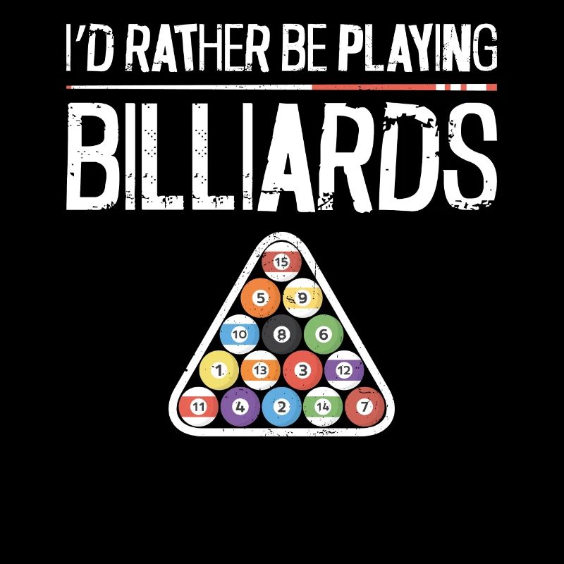 Billiards Pool Player Ball I'd