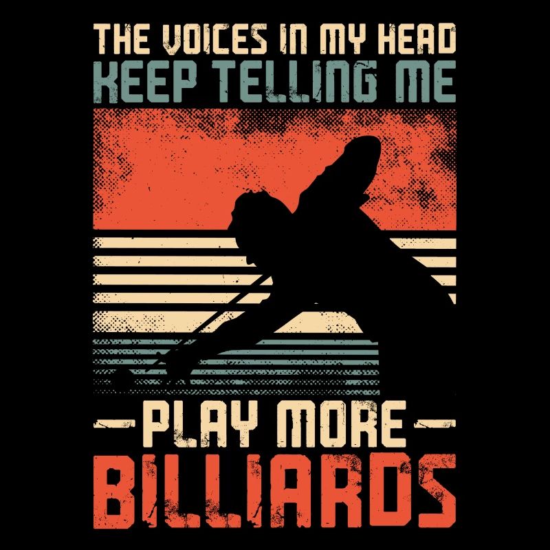 Billiards Pool Player Ball Retro