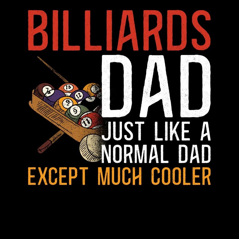 Billiards Pool Player Ball Dad