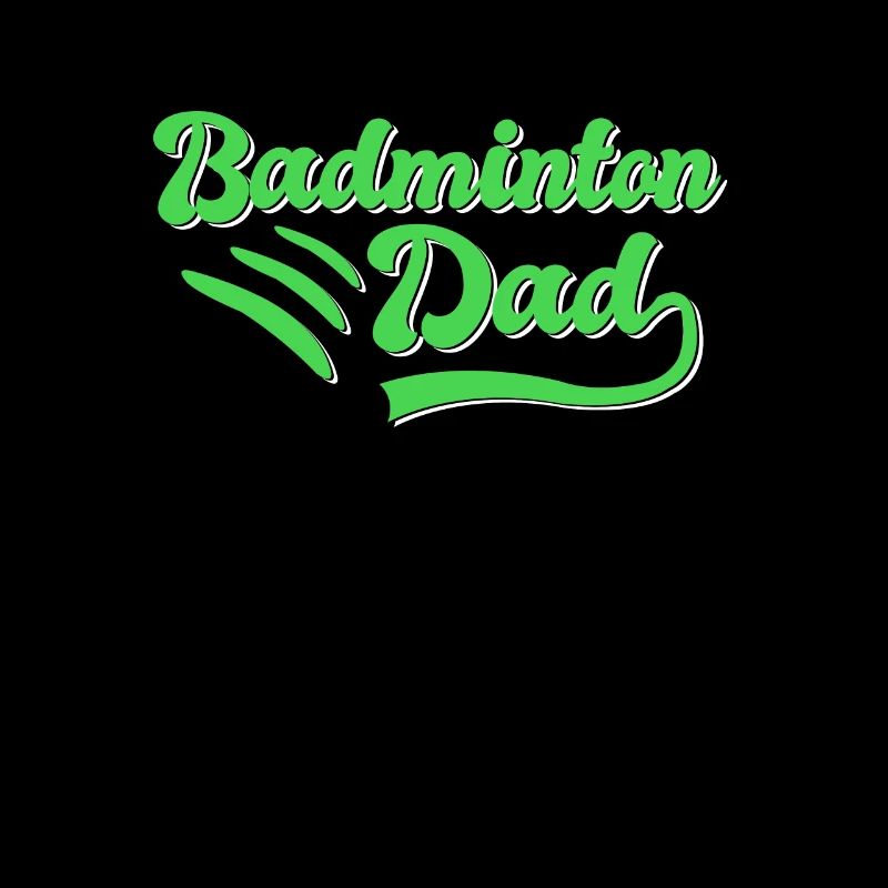 Badminton Papa Geschenk