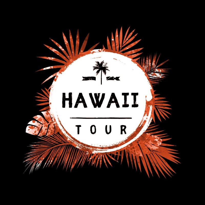 Visite d’Hawaï colorée