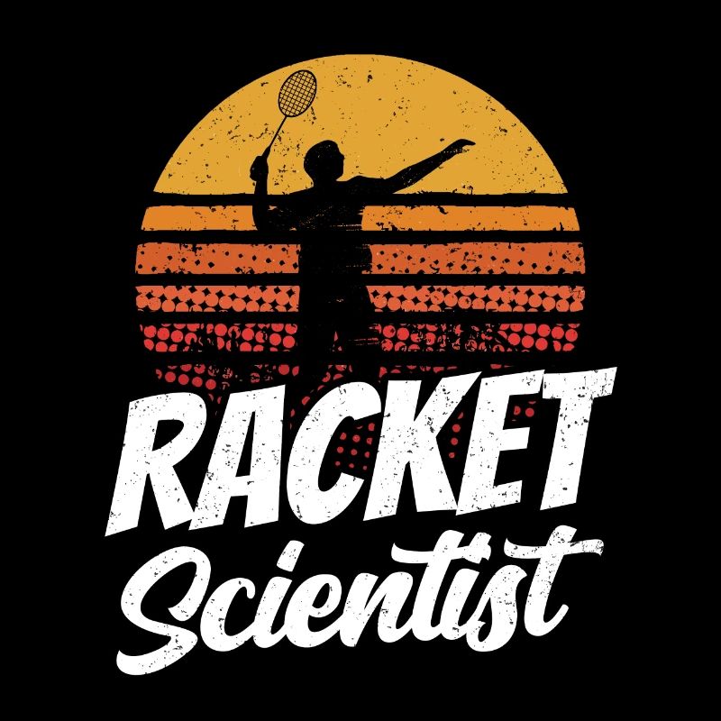 Schläger Wissenschaftler Racket Scientist
