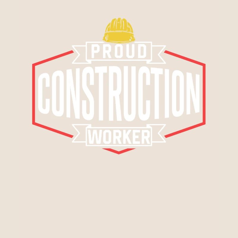 Proud Construction Worker Team Construction Site Teamwork