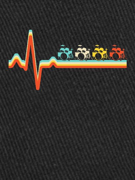Drums Retro Heartbeat