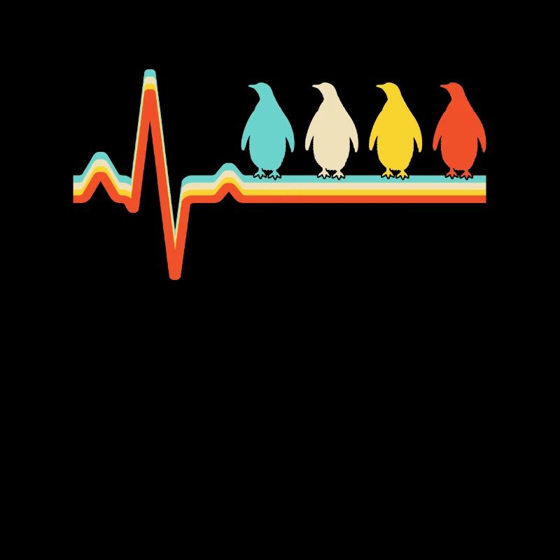 Penguin Retro Heartbeat