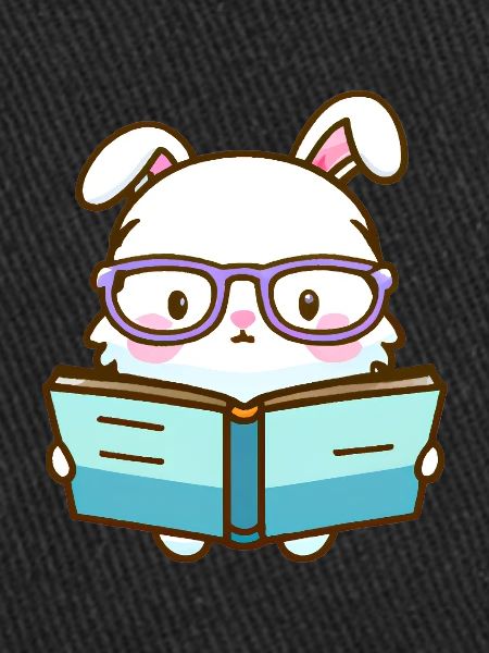 Lapin rat de bibliothèque