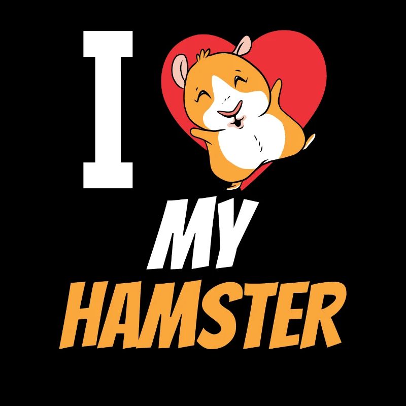 J’aime mon hamster mignon propriétaire d’animal de compagnie