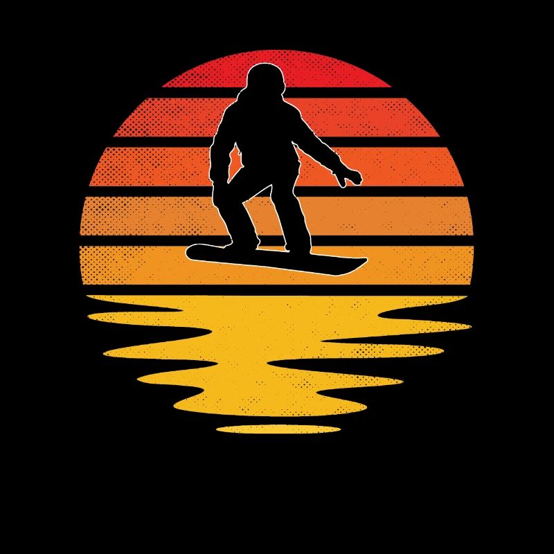 Snowboarding Retro