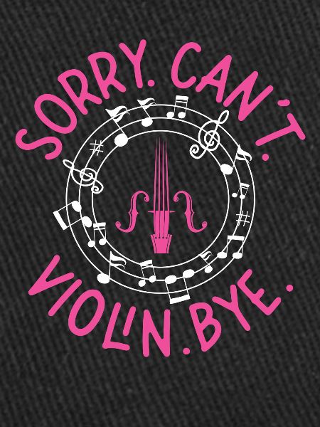 Violoniste Désolé. Argot.