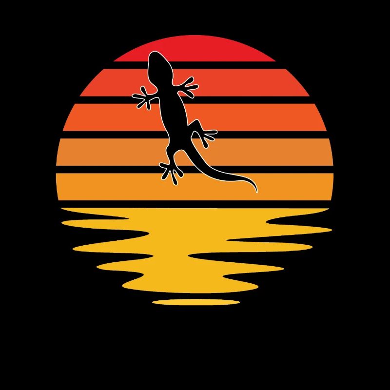 Eidechse Retro