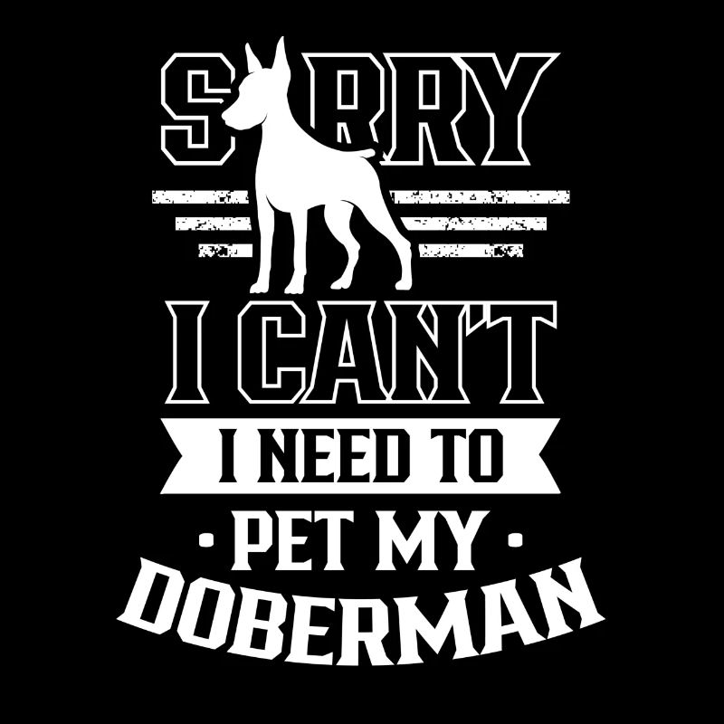 Ne puis-je pas avoir à caresser mon Doberman