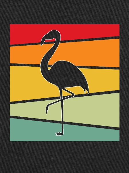 Flamant rose Rétro