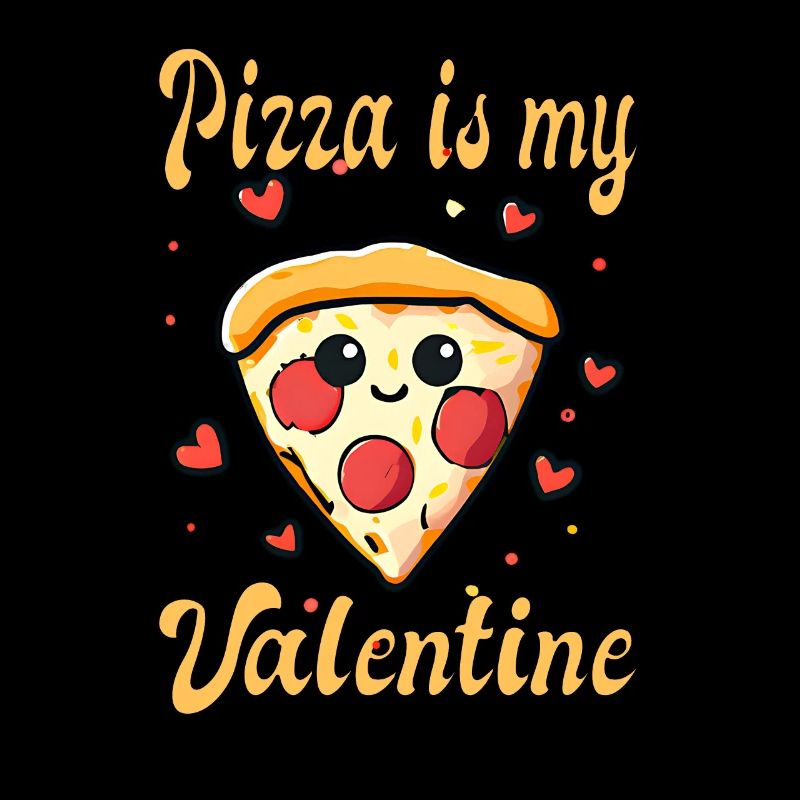 La pizza est ma Saint-Valentin
