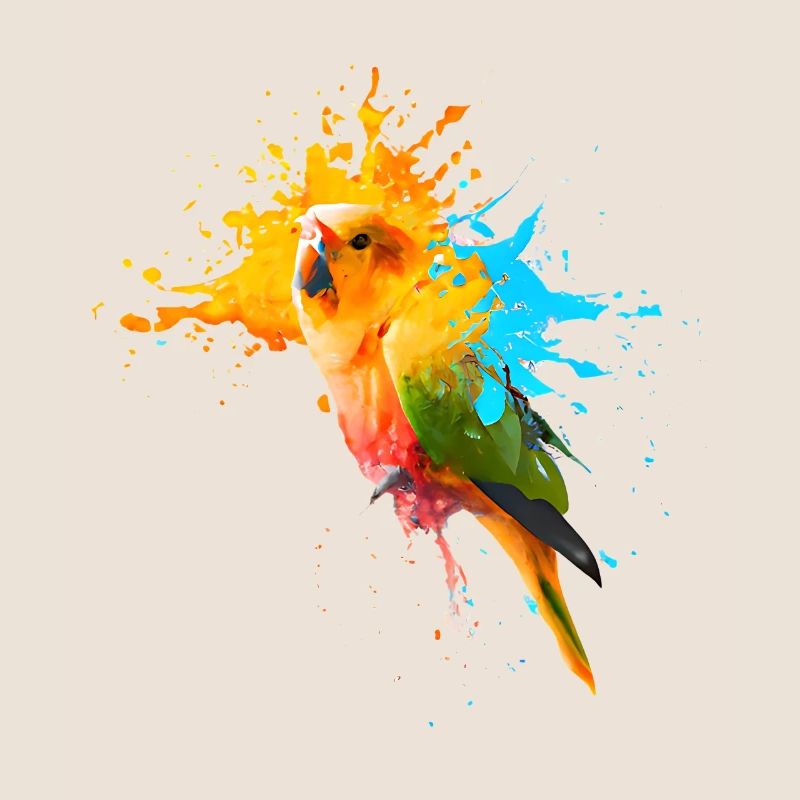 Perroquet - Explosion de couleur