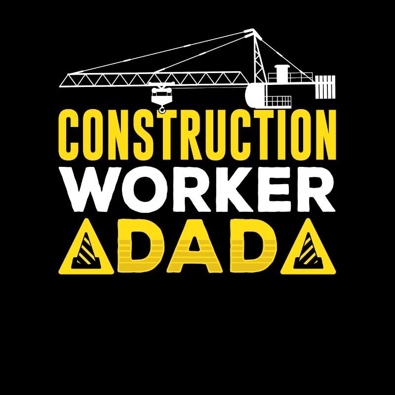 Construction Worker Father Teamwork Team Construction Site Construction