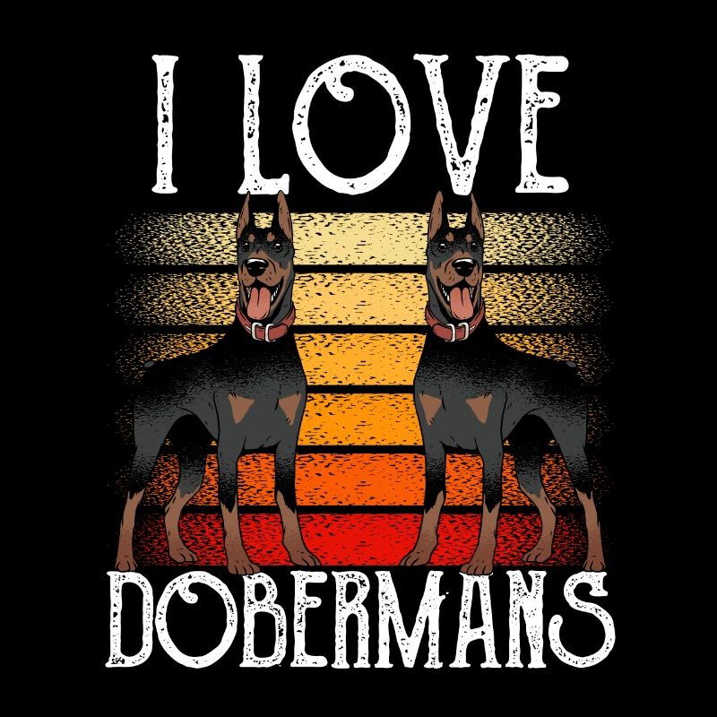 J’aime les dobermans chiens doberman doberman