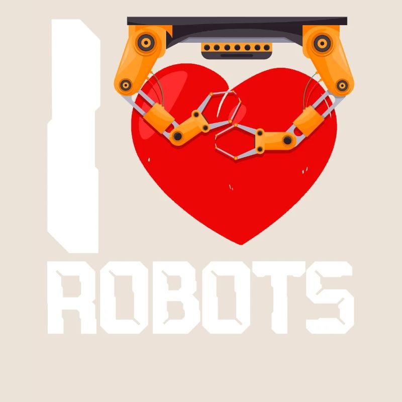 Robot Robotics Engineer Heart I