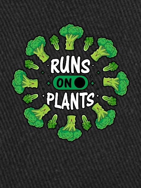 Runs on plants Vegan