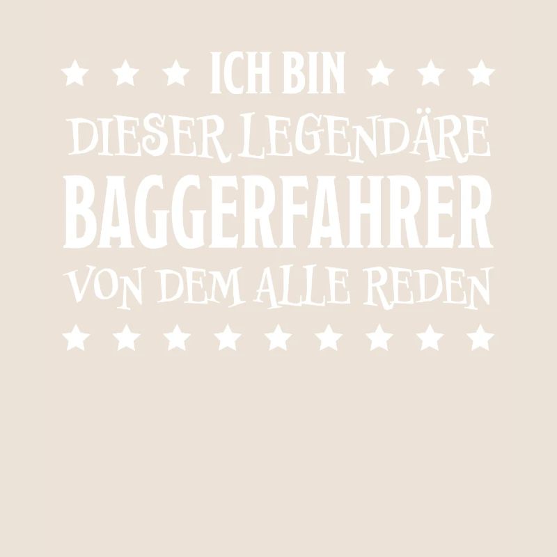 Baggerfahrer Lustiger Spruch Beruf Bagger Geschenk