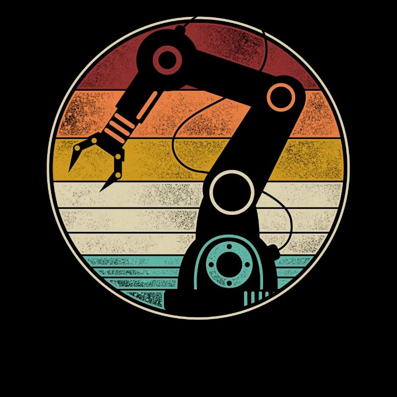 Robot Robotics Engineer Retro