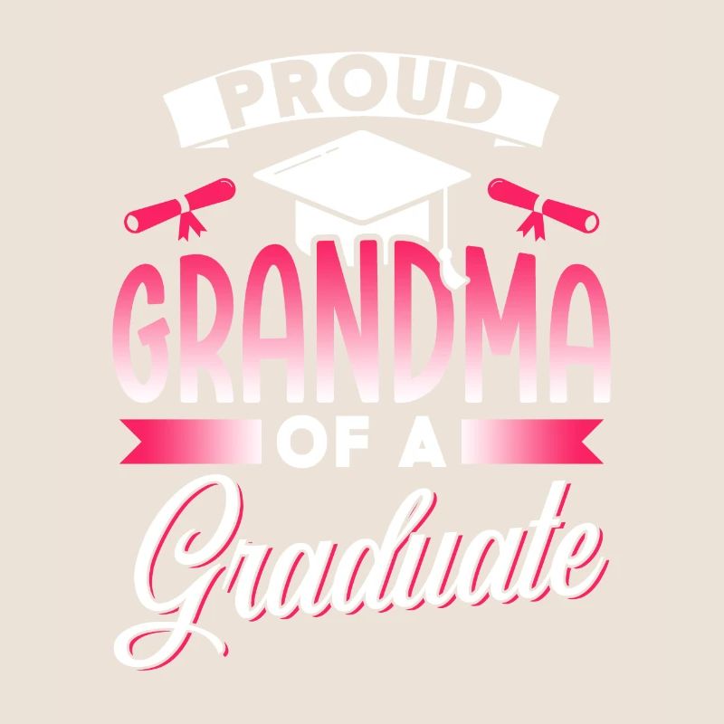 Stolze Großmutter Eines Absolventen Absolvent