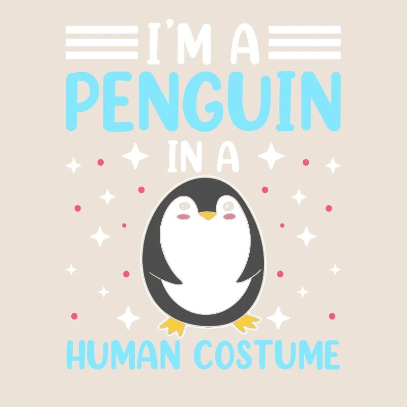 Ich Bin Ein Pinguin In Einem Menschlichen Kostüm