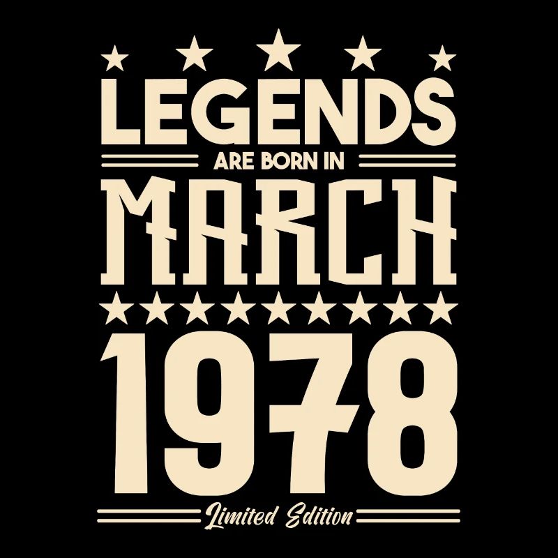 Cadeau Légende mars 1978. cadeau Mars 1978. March.