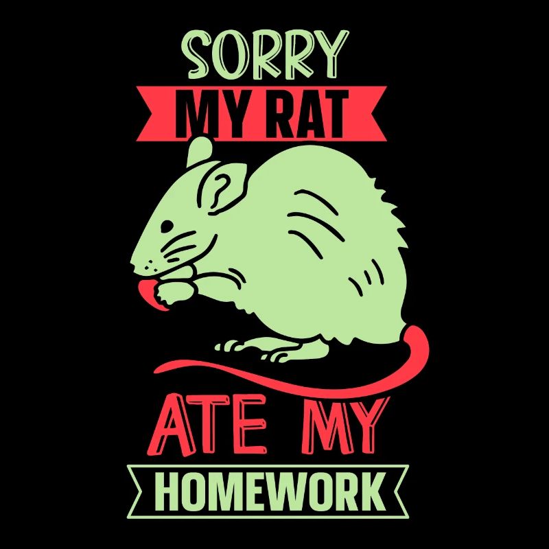 Mon rat a mangé mon animal de devoirs