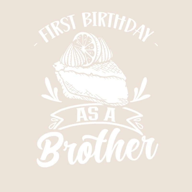 Erster Geburtstag Als Bruder Papa Vater Papi